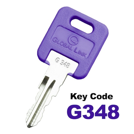 Global RV KEY, G348, Purple, Precut KEY-G348
